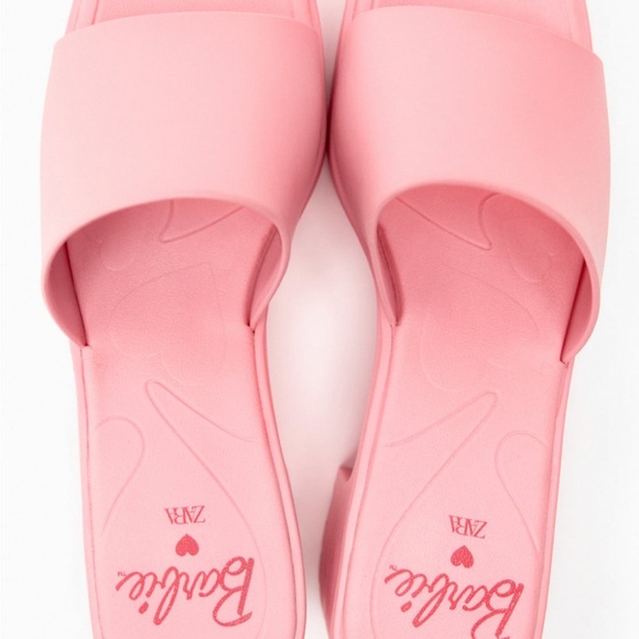 Zara Barbie rubberized lug sole sandals - Picture 7 of 16